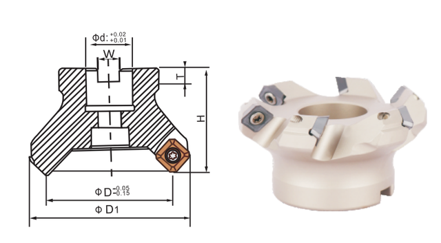 TSE-45° Face Mill